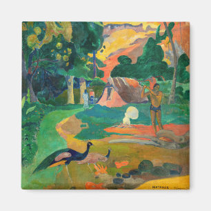 Paul Gauguin - Landscape with Peacocks / Matamoe Magnet