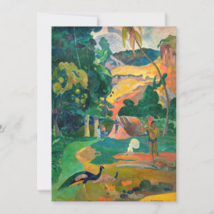 Paul Gauguin - Landscape with Peacocks / Matamoe Thank You Card