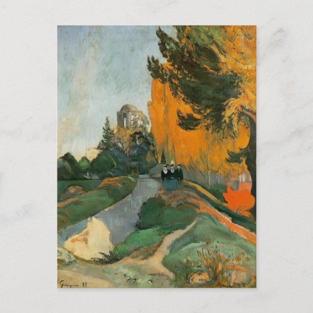 Paul Gauguin- Les Alyscamps Postcard (Front)