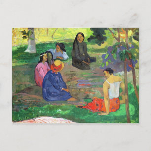 Paul Gauguin   Les Parau Parau , or Conversation,  Postcard