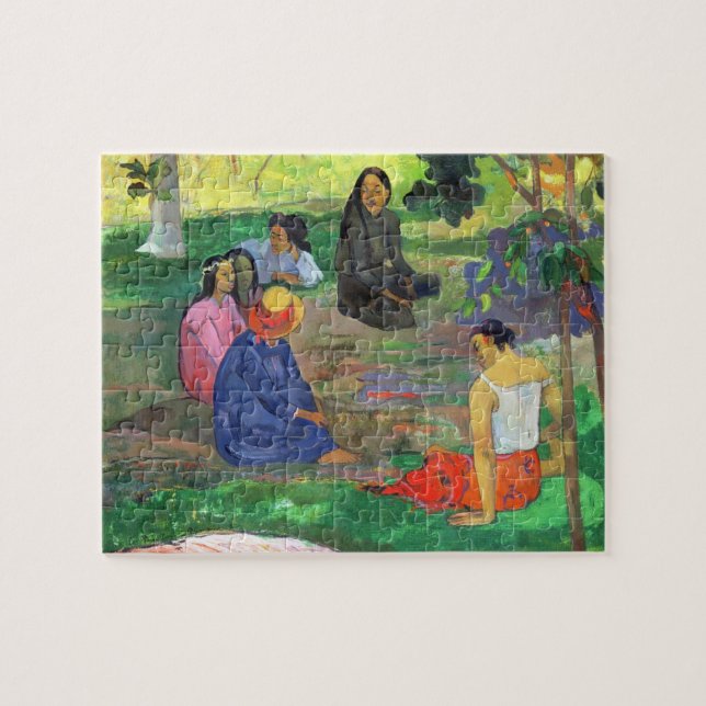 Paul Gauguin | Les Parau Parau (The Gossipers) Jigsaw Puzzle (Horizontal)