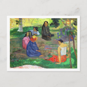Paul Gauguin   Les Parau Parau (The Gossipers) Postcard