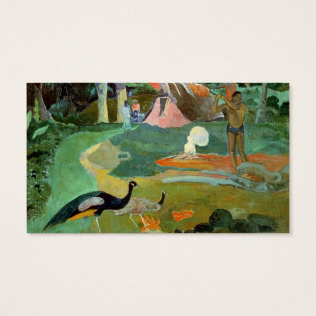 Paul Gauguin | Matamoe or, Landscape with Peacocks (Back)