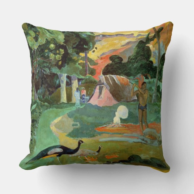 Paul Gauguin | Matamoe or, Landscape with Peacocks Cushion (Front)