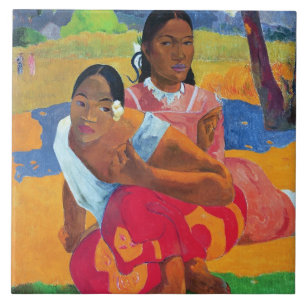 Paul Gauguin Nafea Faaipoipo (When are you Getti Tile