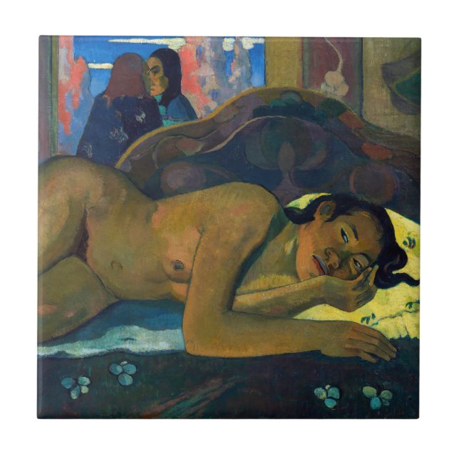 Paul Gauguin - Nevermore / O Taiti Ceramic Tile (Front)