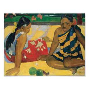 Paul Gauguin - Parau Api. What News Photo Print