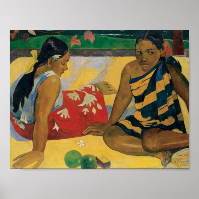 Paul Gauguin - Parau Api. What News Poster (Front)