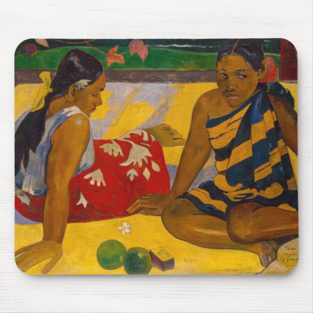 Paul Gauguin - Parau Api / What's New? Mouse Pad (Front)
