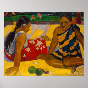 Paul Gauguin - Parau Api / What's New? Poster