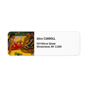 Paul Gauguin - Parau Api / What's New? Return Address Label
