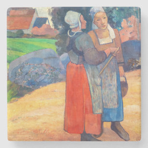 Paul Gauguin - Paysannes Bretonnes Stone Coaster