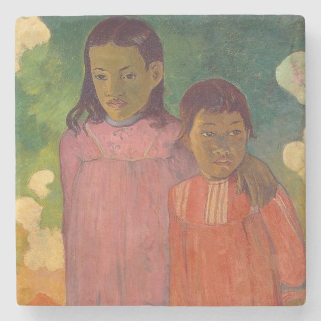 Paul Gauguin | Piti Tiena, 1892 Stone Coaster (Front)