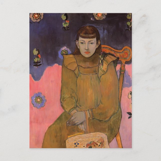 Paul Gauguin- Portrait of a Young Woman, Vaite Postcard (Front)