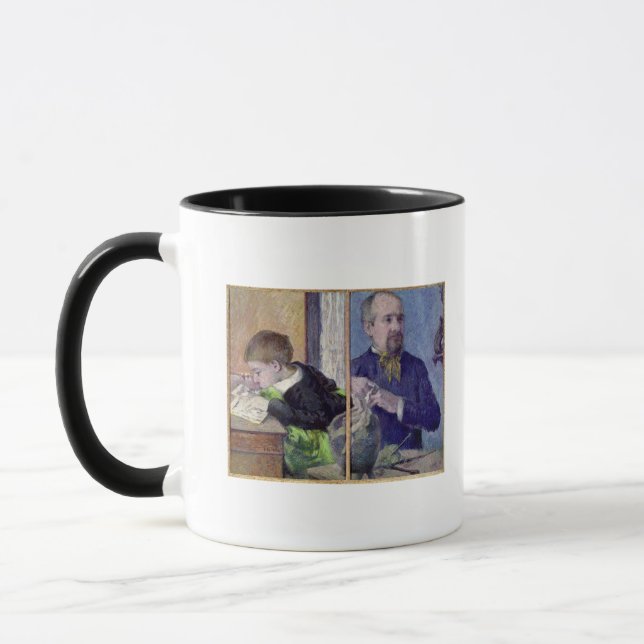 Paul Gauguin | Portrait of Jean Paul Aube  and his Mug (Left)