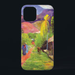 Paul Gauguin Road in Tahiti Vintage Fine Art iPhone 12 Mini Case<br><div class="desc">Paul Gauguin Road in Tahiti Vintage Fine Art</div>