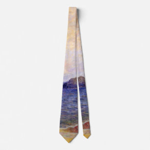Paul Gauguin - Rocky Coast Fine Art Painting Neck  Tie