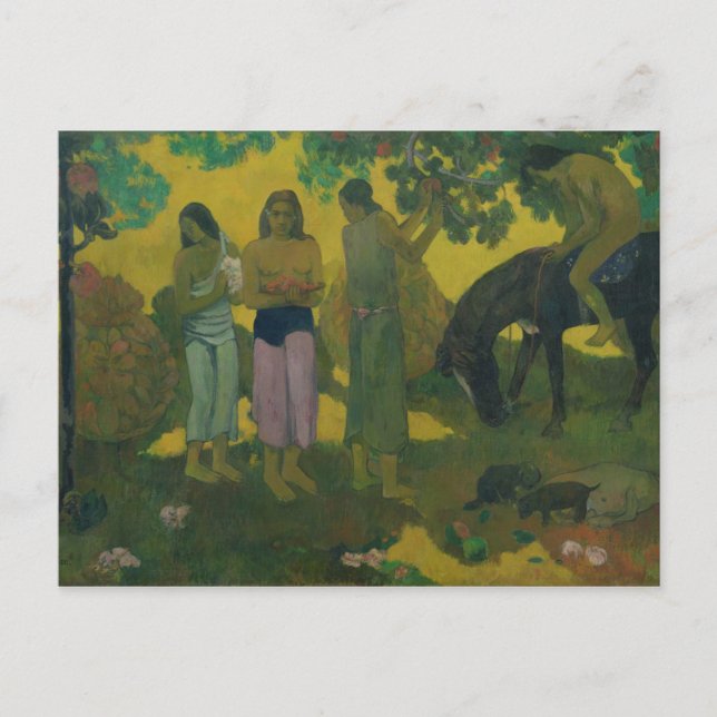 Paul Gauguin | Rupe Rupe , 1899 Postcard (Front)