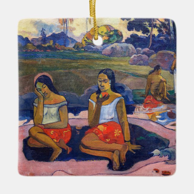 Paul Gauguin - Sacred Spring, Sweet Dreams Ceramic Ornament (Front)