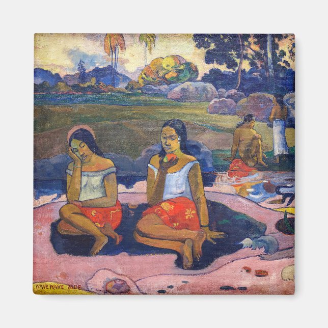 Paul Gauguin - Sacred Spring, Sweet Dreams Magnet (Front)