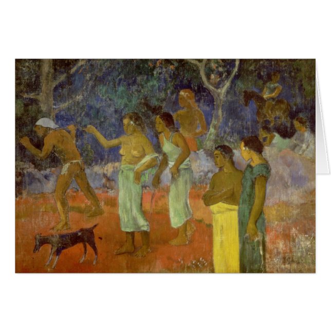 Paul Gauguin | Scene from Tahitian Life, 1896 (Front Horizontal)