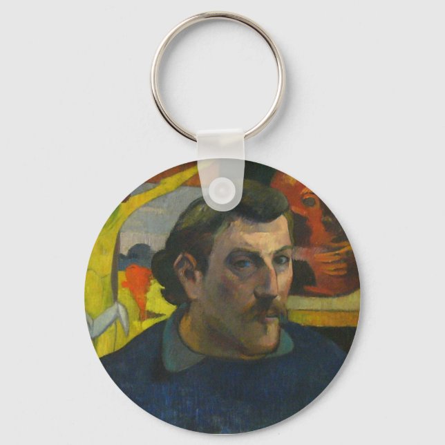 Paul Gauguin Self Portrait 3 Key Ring (Front)