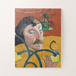 Paul Gauguin Self Portrait Art Painting Jigsaw Puzzle