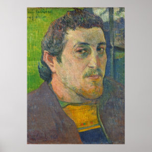 Paul Gauguin   Self Portrait dedicated to Carriere Poster