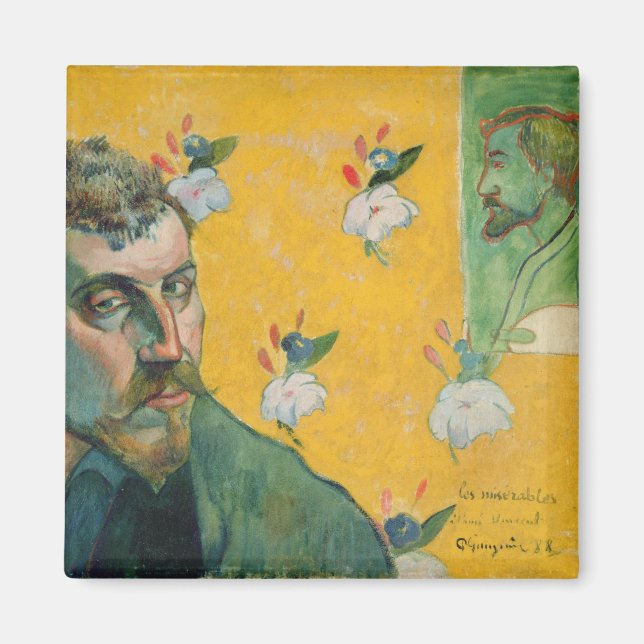 Paul Gauguin | Self Portrait, Les Miserables,1888  Magnet (Front)