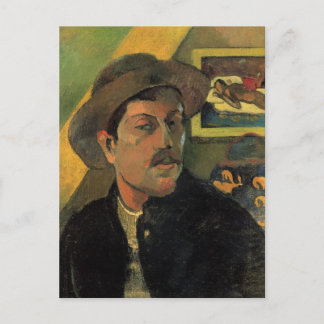 Paul Gauguin Self Portrait Postcard