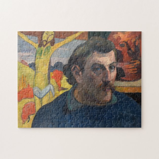 Paul Gauguin - Self-Portrait with Yellow Christ Jigsaw Puzzle (Horizontal)