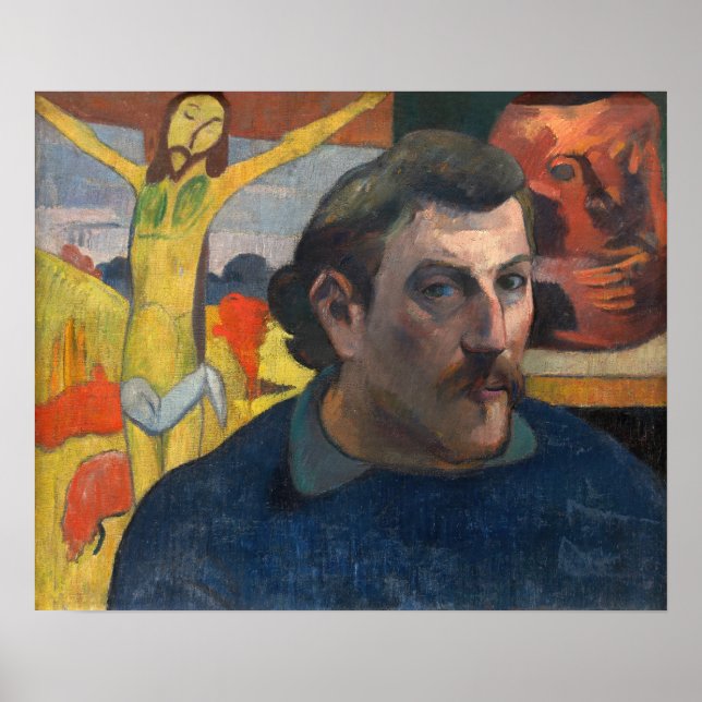 Paul Gauguin - Self-Portrait with Yellow Christ Poster (Front)