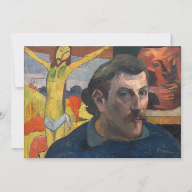 Paul Gauguin - Self-Portrait with Yellow Christ Thank You Card (Front)