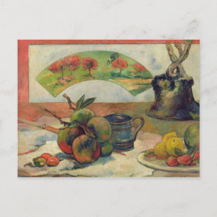 Paul Gauguin Still Life with a Fan, c.1889 Postcard