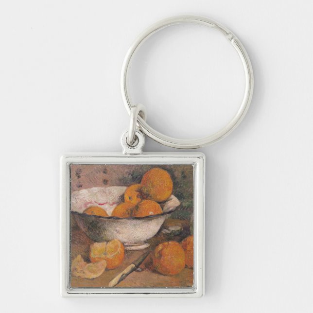 Paul Gauguin | Still life with Oranges, 1881 Key Ring (Front)