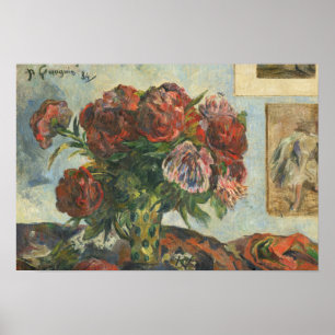 Paul Gauguin - Still Life with Peonies Poster