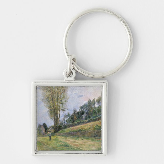 Paul Gauguin | Street in Rouen Key Ring (Front)