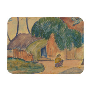 Paul Gauguin - Tahitian Hut Magnet