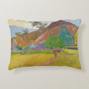 Paul Gauguin - Tahitian Landscape Decorative Cushion
