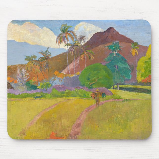 Paul Gauguin - Tahitian Landscape Mouse Pad (Front)