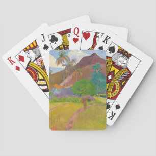 Paul Gauguin - Tahitian Landscape Playing Cards
