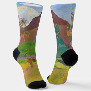 Paul Gauguin - Tahitian Landscape Socks