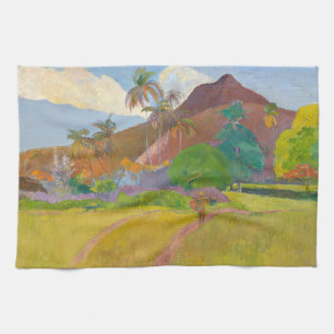 Paul Gauguin - Tahitian Landscape Tea Towel