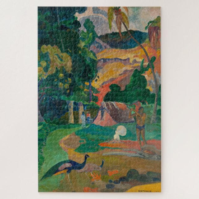 Paul Gauguin Tahitian Matamoe Painting Jigsaw Puzzle (Vertical)