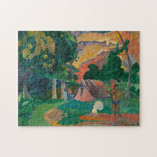 Paul Gauguin Tahitian Matamoe Painting Jigsaw Puzzle (Horizontal)