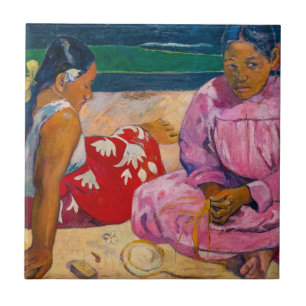 Paul Gauguin - Tahitian Women on the Beach Ceramic Tile