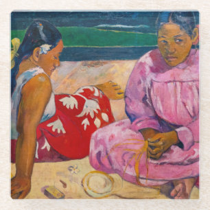 Paul Gauguin - Tahitian Women on the Beach Glass Coaster
