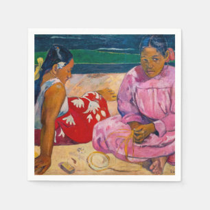 Paul Gauguin - Tahitian Women on the Beach Napkin