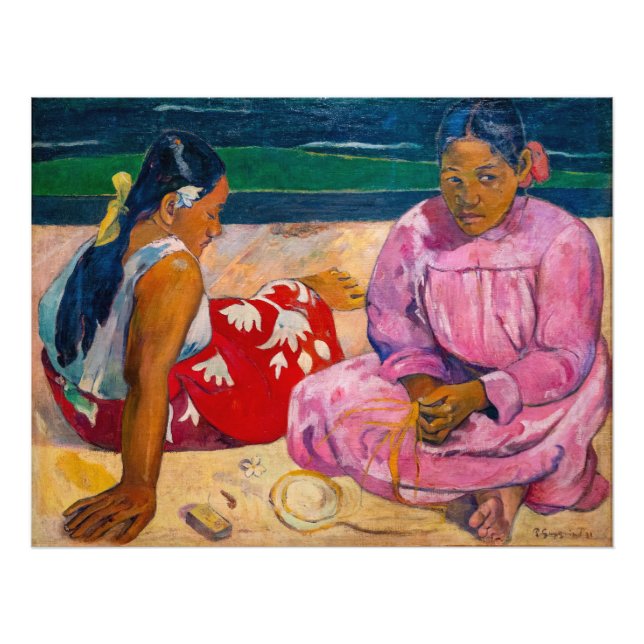 Paul Gauguin - Tahitian Women on the Beach Photo Print (Front)