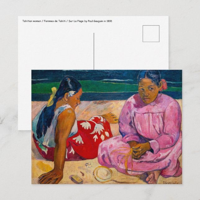Paul Gauguin - Tahitian Women on the Beach Postcard (Front/Back)
